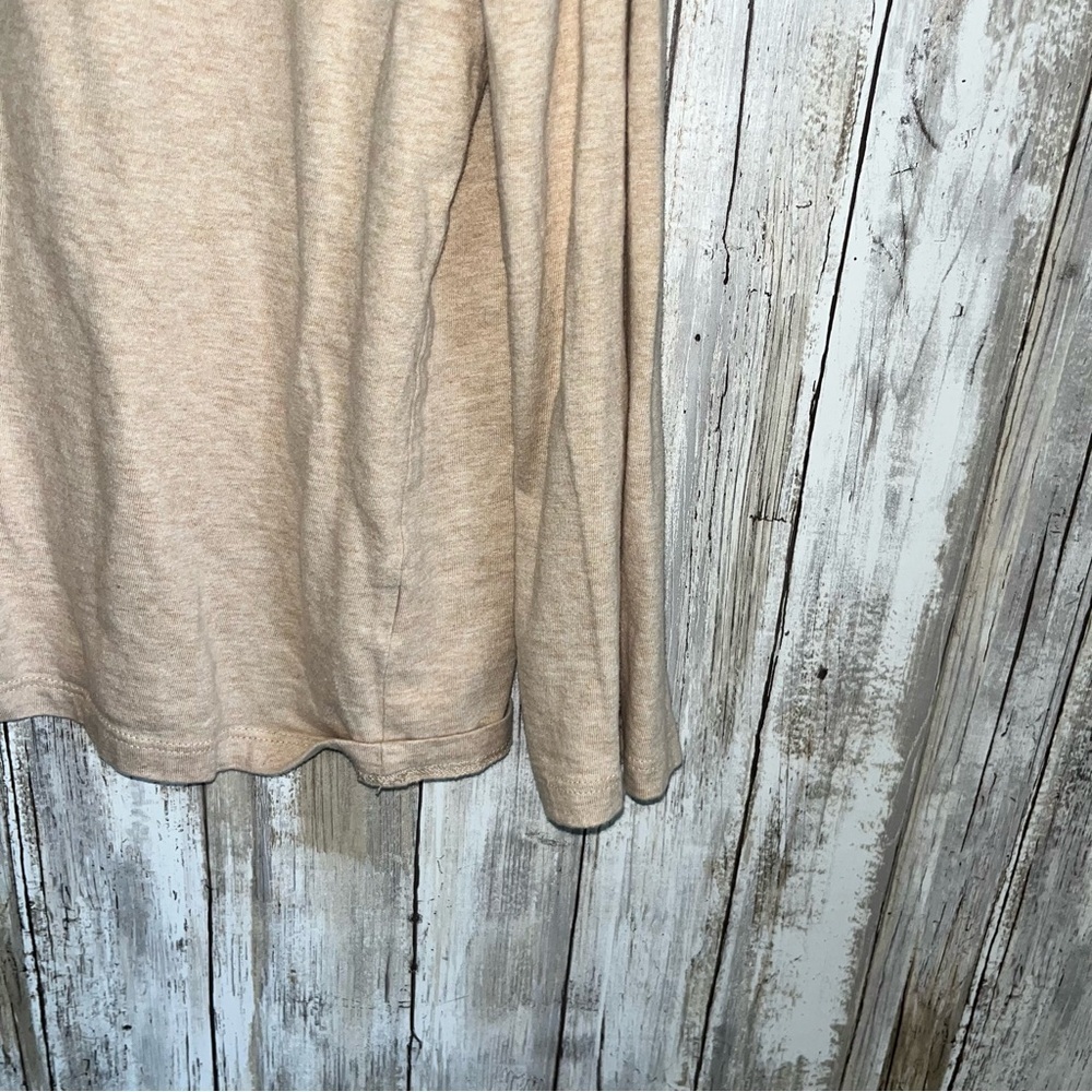 Talbots Tan Plus Long Sleeve Blouse - Picture 3 of 4